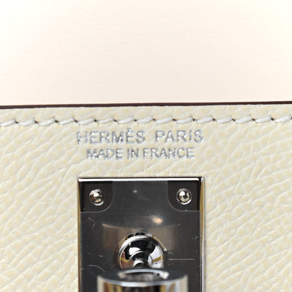 Hermes Epsom Mini Kelly Sellier 20 Nata Jaune Poussin Sesame 6 of 12