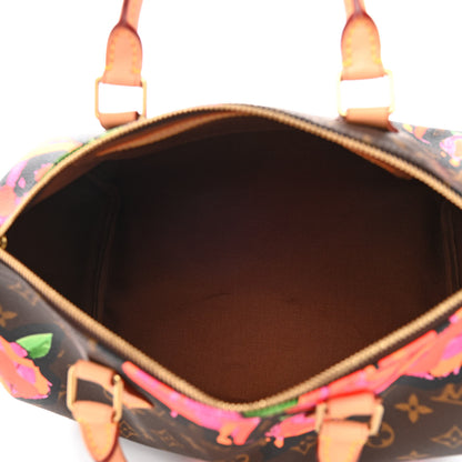 Louis Vuitton Monogram Roses Speedy 30 5 of 8