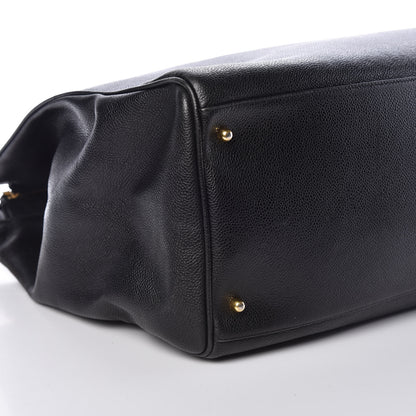 Chanel Caviar XL Weekender Bag Black 5 of 15