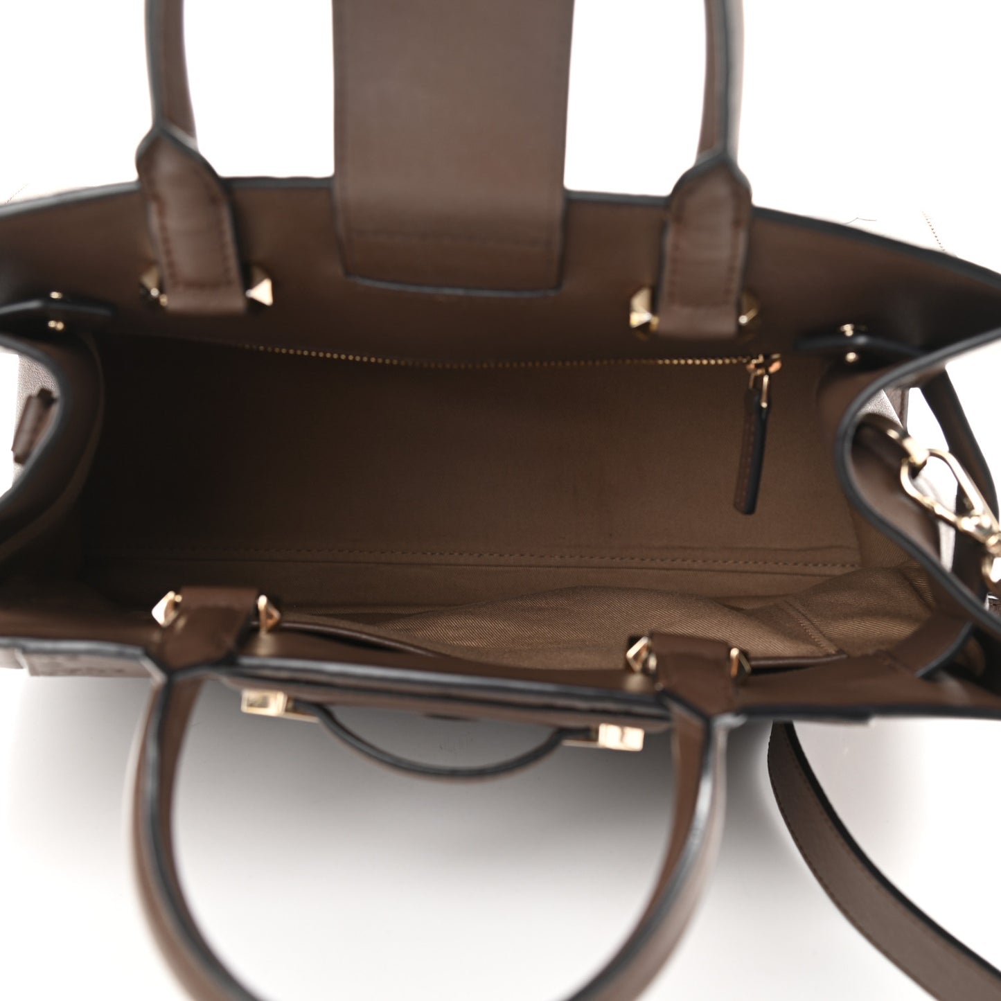 Calfskin Ottomar Monogram Medium Essential Tote Chestnut
