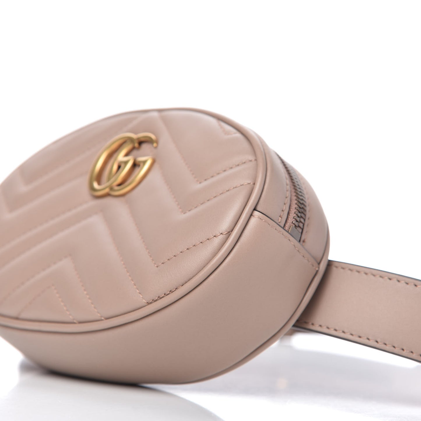Calfskin Matelasse GG Marmont Belt Bag 85 34 Porcelain Rose