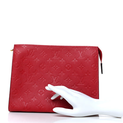 Louis Vuitton Empreinte Monogram Toiletry Pouch 26 Scarlet 2 of 10
