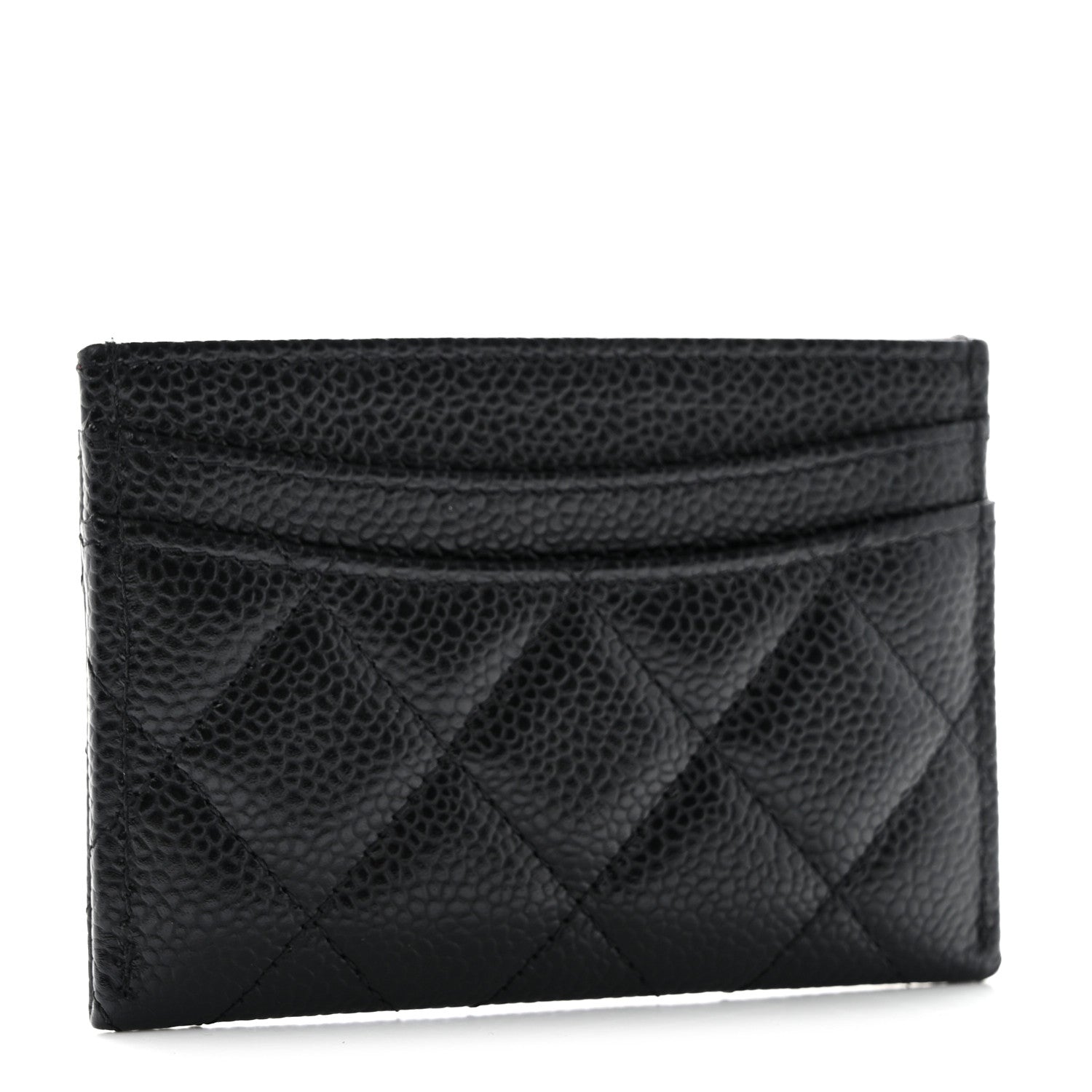 Chanel Caviar Quilted Card Holder Black 3 of 10