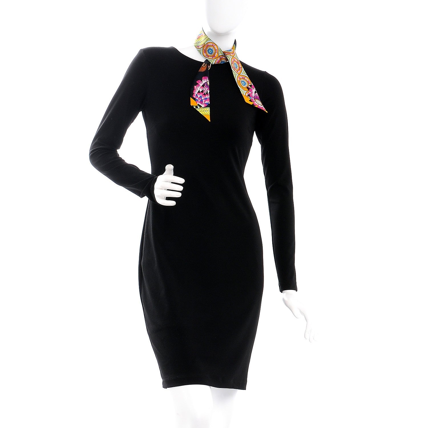 Hermes Silk The Savana Dance Twilly Black Vert Multicolor 2 of 5