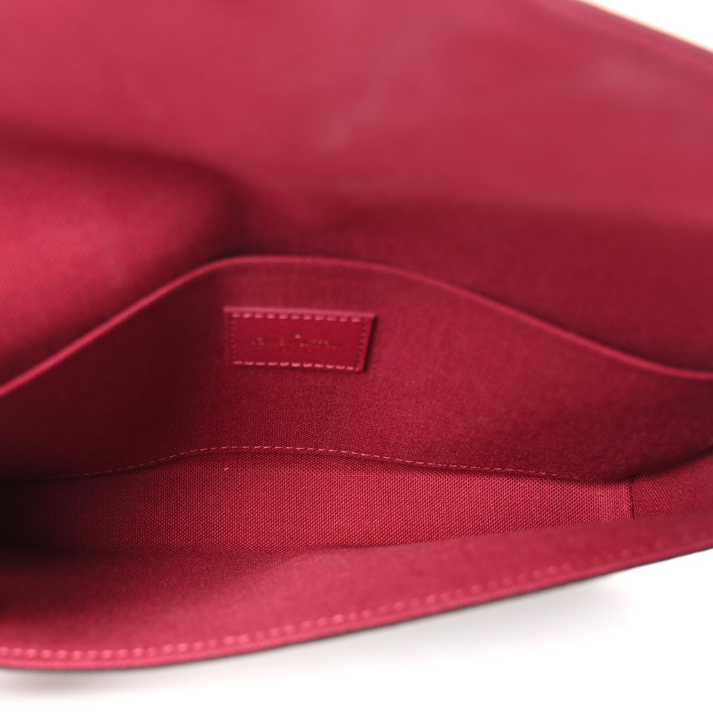 Monogram Pochette Felicie Chain Wallet Fuchsia