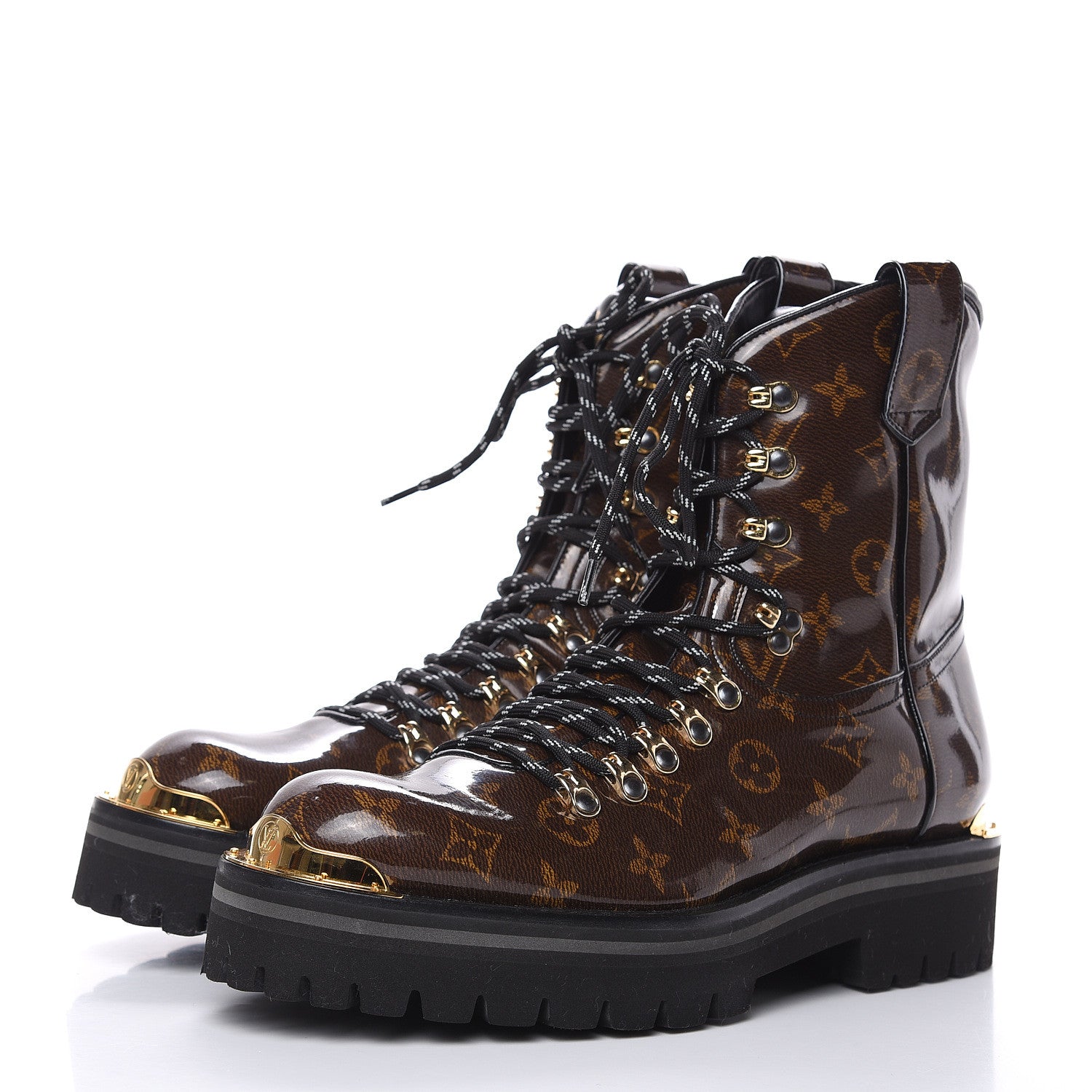 Louis Vuitton Monogram Glaze Mens Outland Ankle Boots 8 Ebene 3 of 8