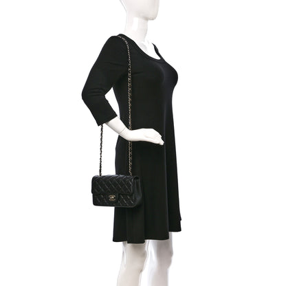 Chanel Lambskin Quilted Mini Rectangular Flap Black 2 of 10