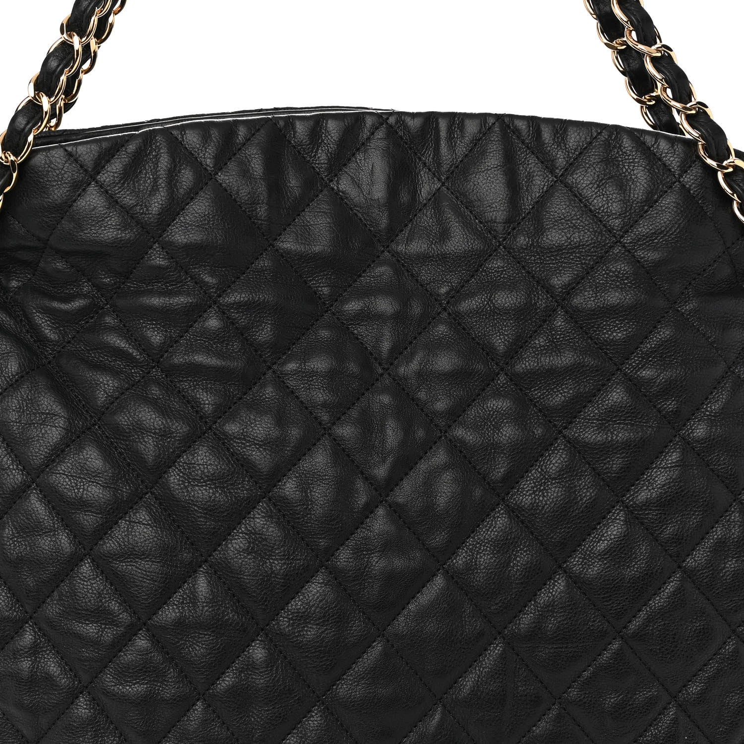 Chanel Calfskin Quilted Large Chain Me Hobo Black 9 of 11