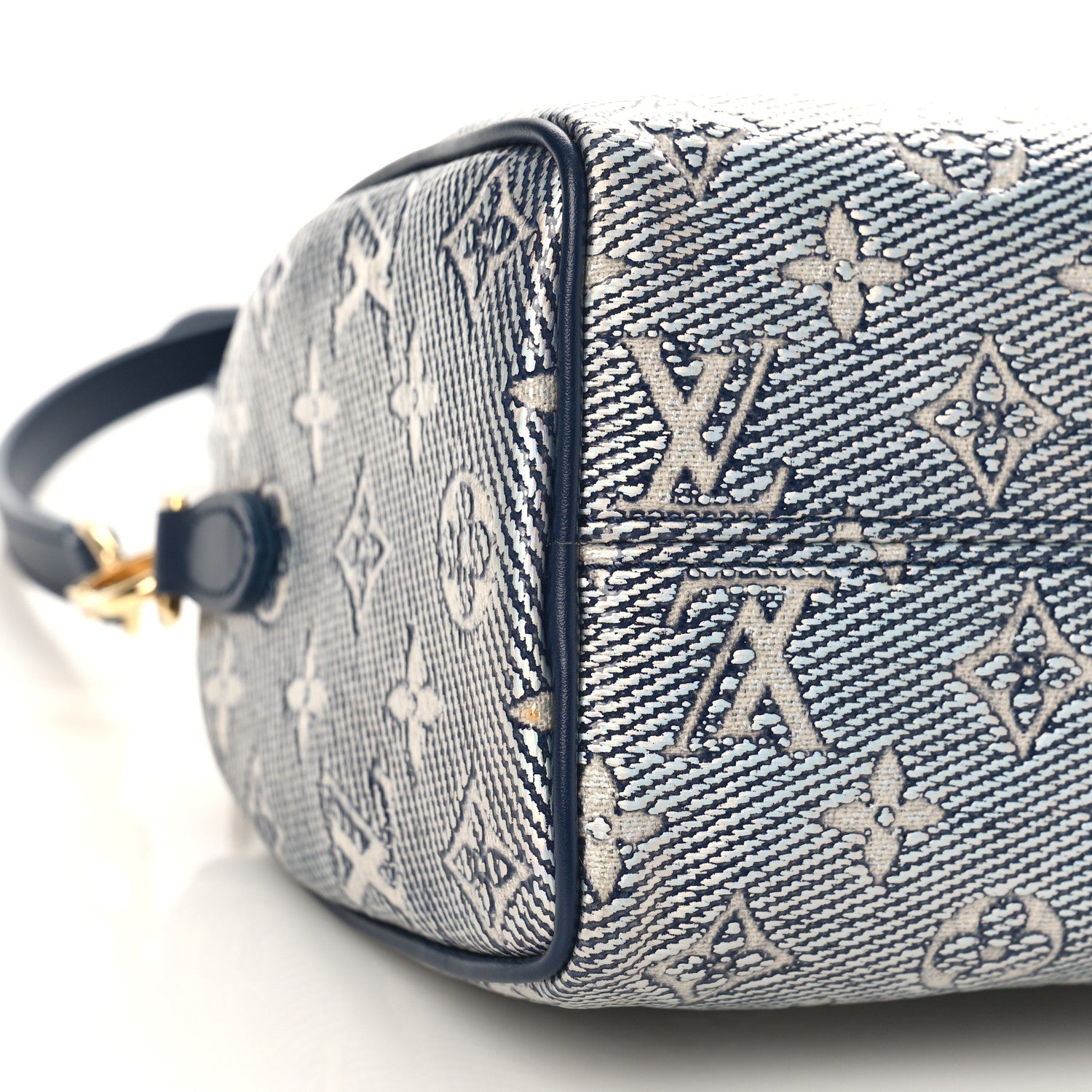 Louis Vuitton Monoglam Speedy Bandouliere 20 Blue 8 of 9