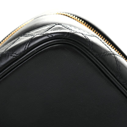 Chanel Lambskin Vanity Cosmetic Case Black 12 of 14
