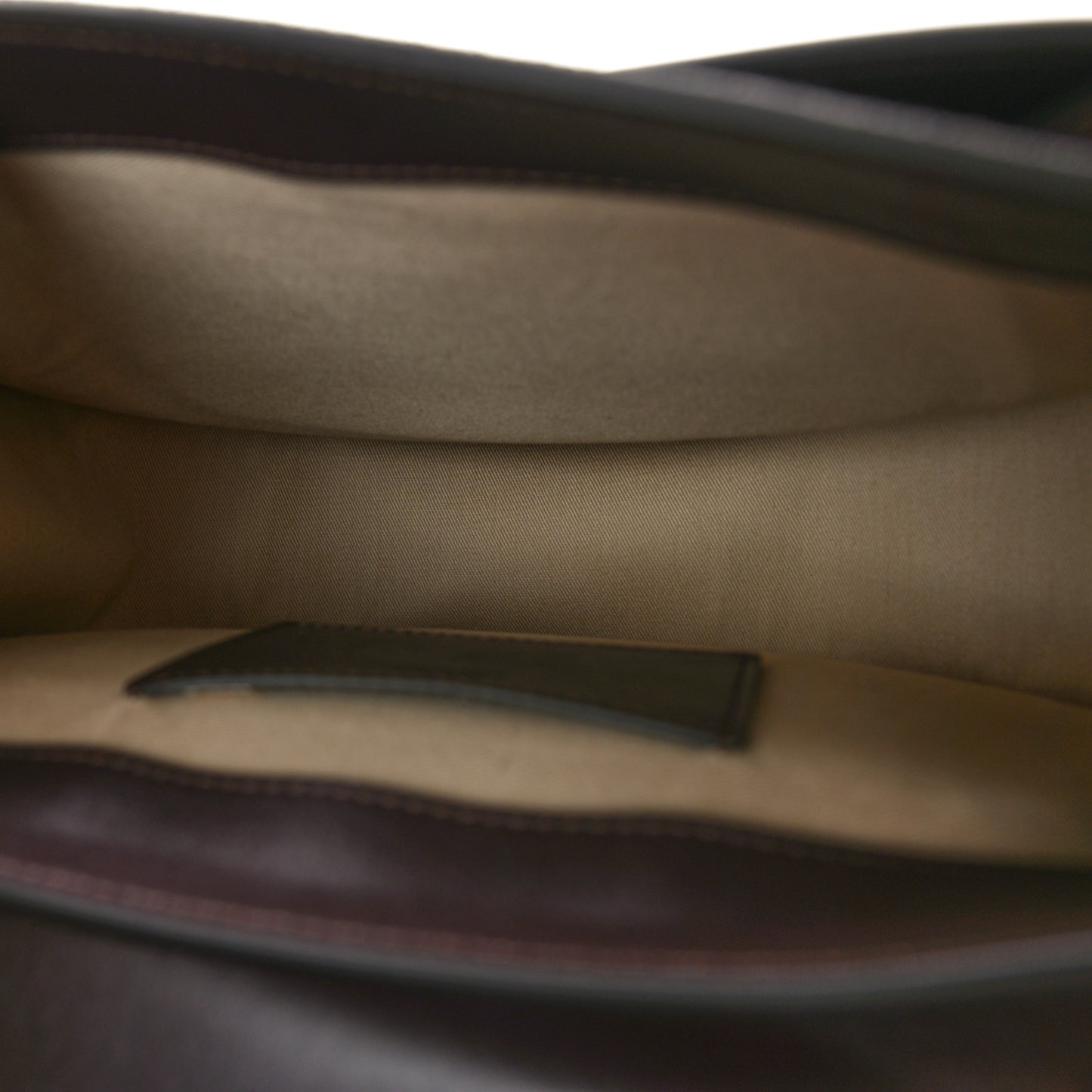 Calfskin Large Tess Bag Burnt Brown