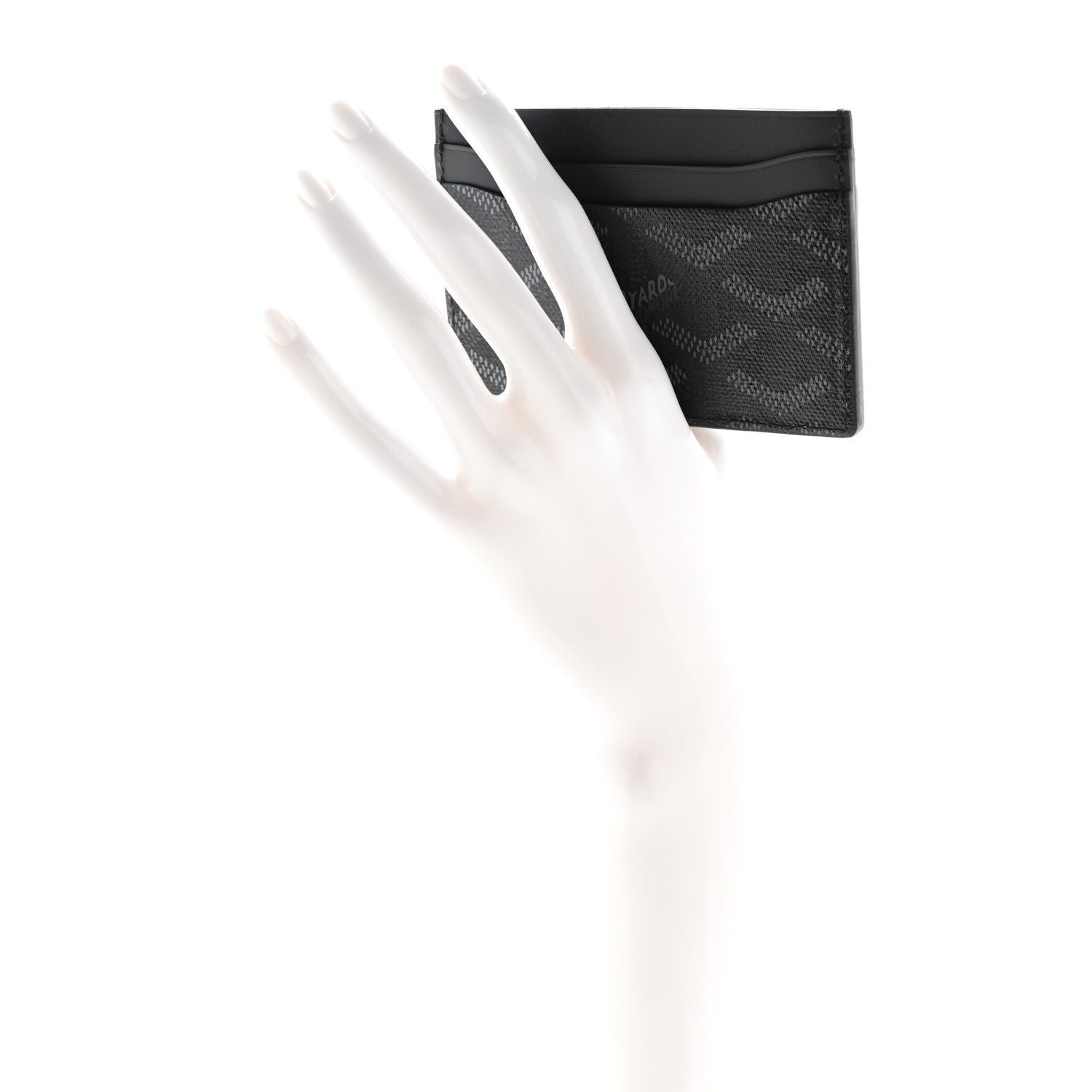 Goyard Goyardine Saint Sulpice Card Holder Jet Black 2 of 9