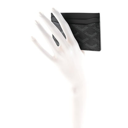 Goyard Goyardine Saint Sulpice Card Holder Jet Black 2 of 9