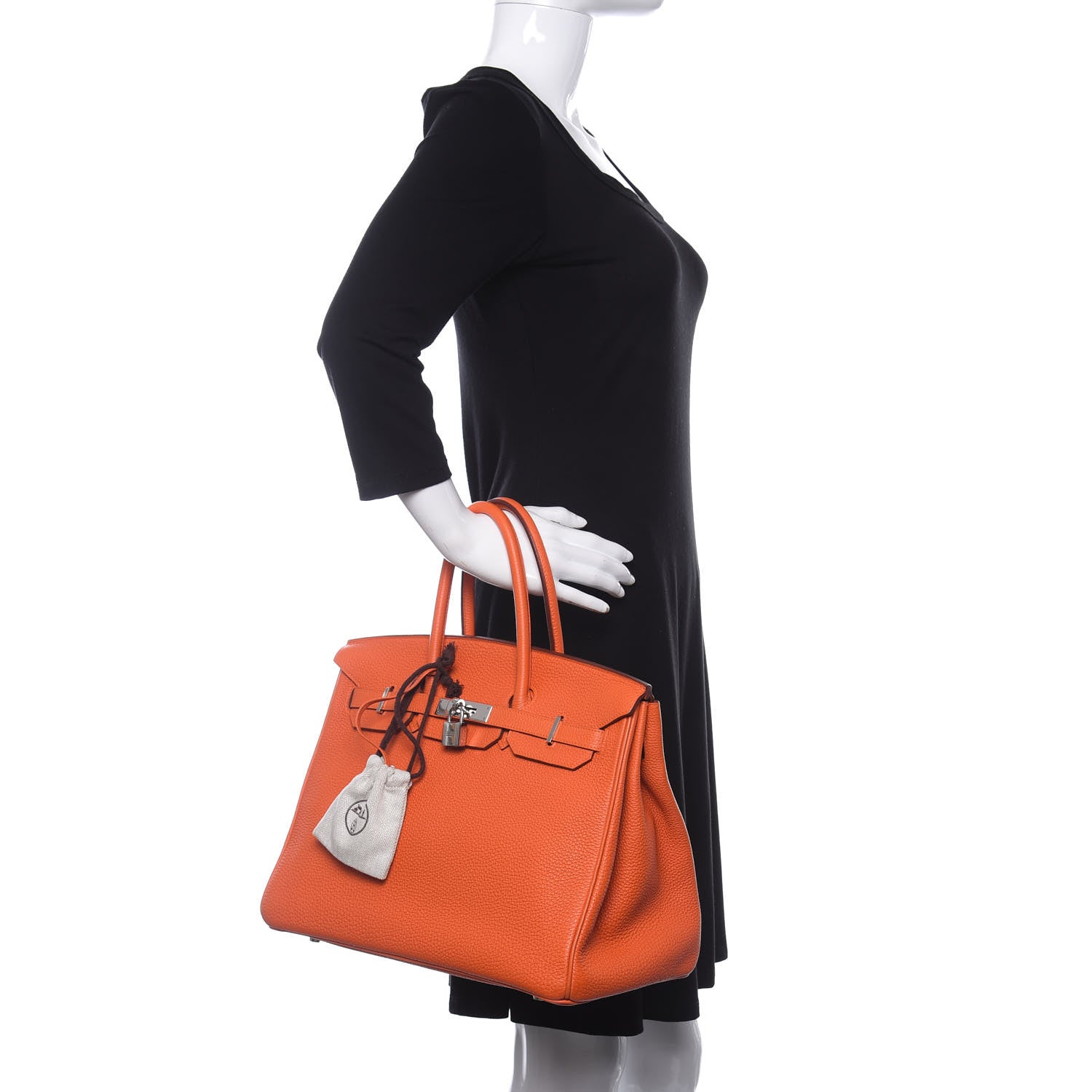 Hermes Togo Birkin 35 Orange 2 of 10