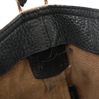 Burberry Canvas Mega Check Mini Ashby Tassel Crossbody Black 11 of 12