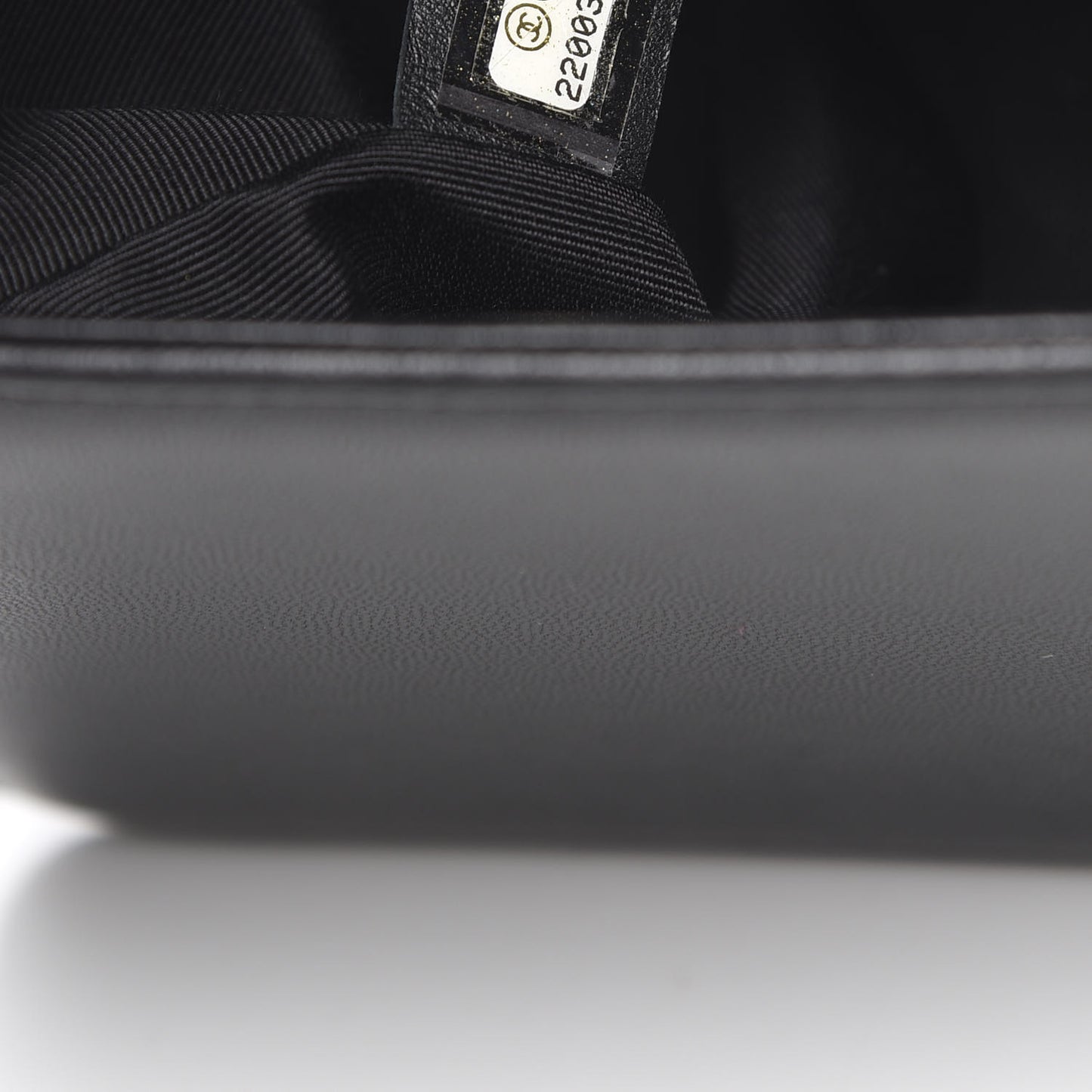 Lambskin Quilted Medium Boy Flap Black