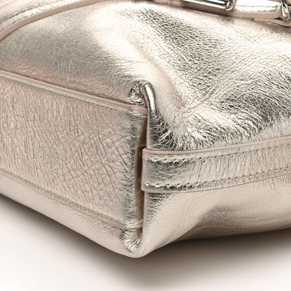 Givenchy Metallic Calfskin Medium Voyou Bag Dusty Gold 10 of 10