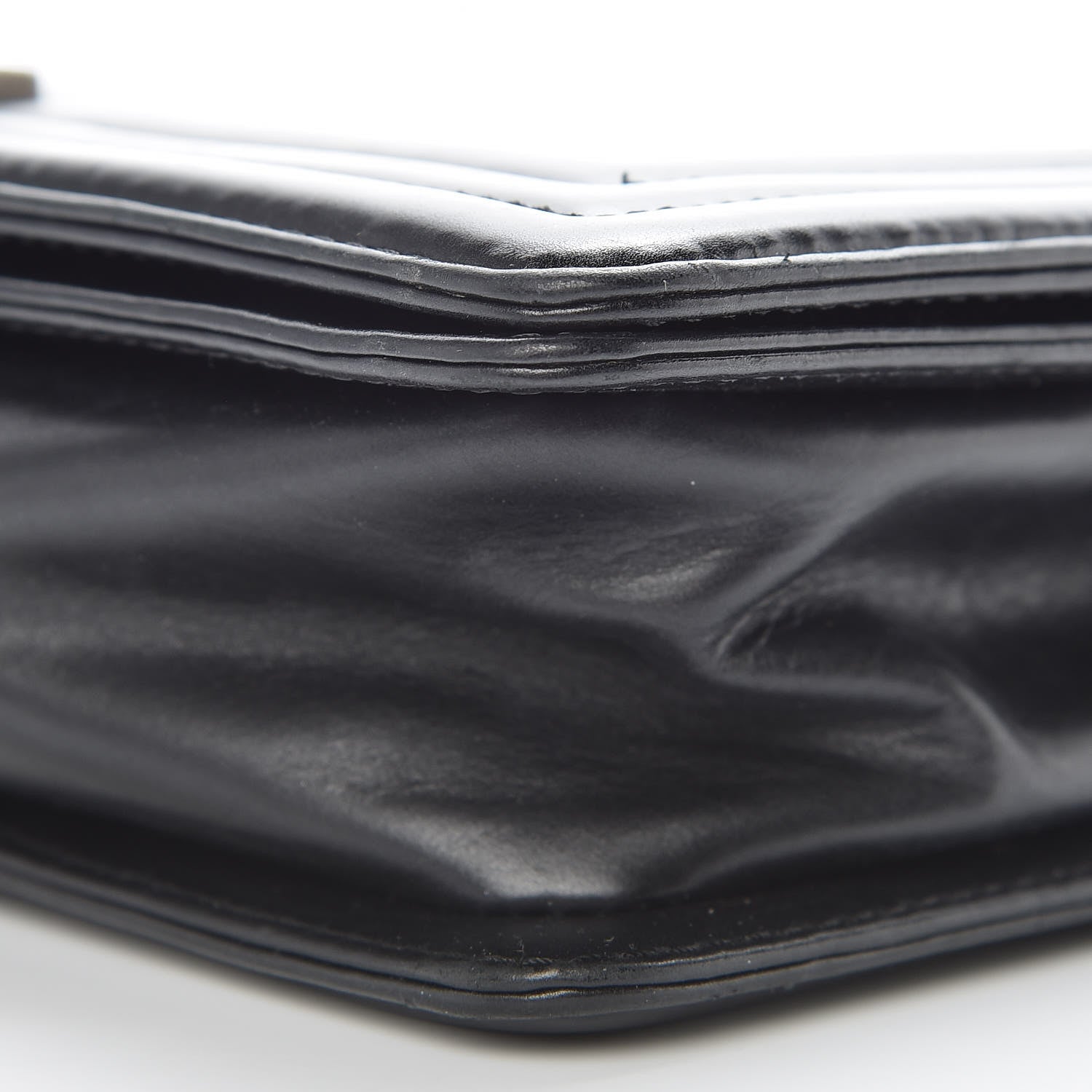 Chanel Glazed Calfskin Medium Boy Flap Black 10 of 15