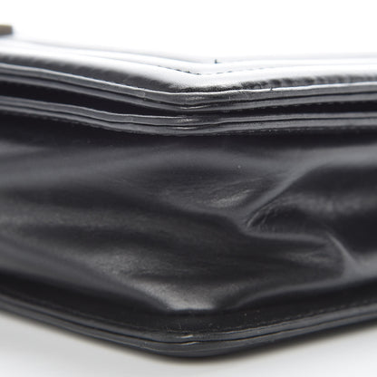 Chanel Glazed Calfskin Medium Boy Flap Black 10 of 15