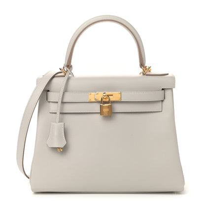 Hermes Evercolor Kelly Retourne 28 Gris Perle 1 of 10