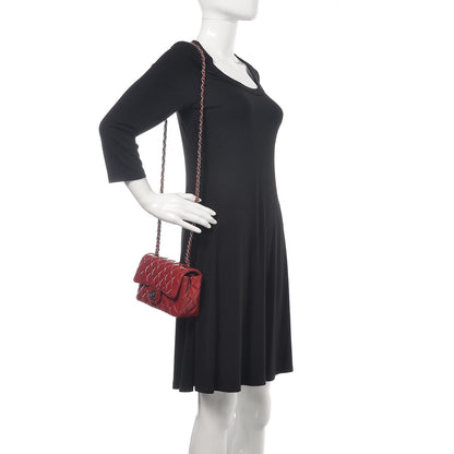 Chanel Patent Calfskin Quilted Mini Rectangular Flap Red 2 of 10
