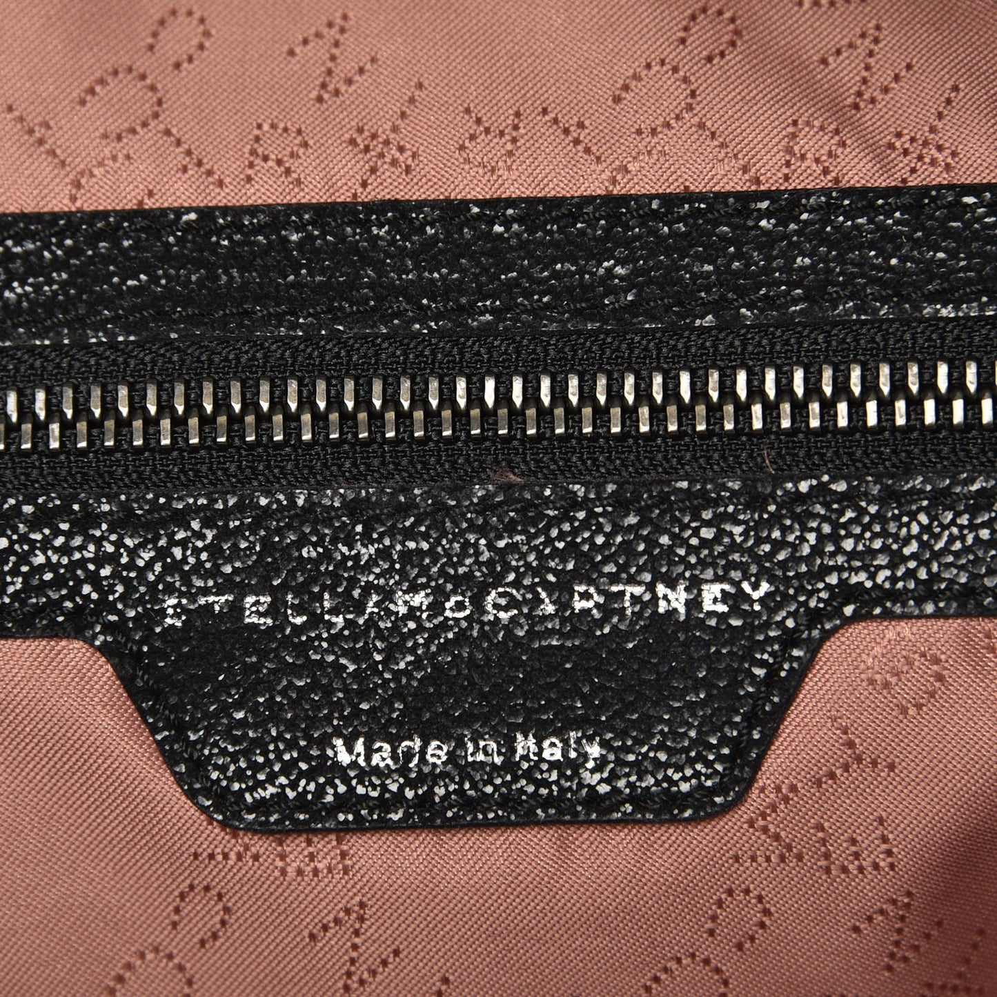 Shaggy Deer Quilted Falabella Backpack Black