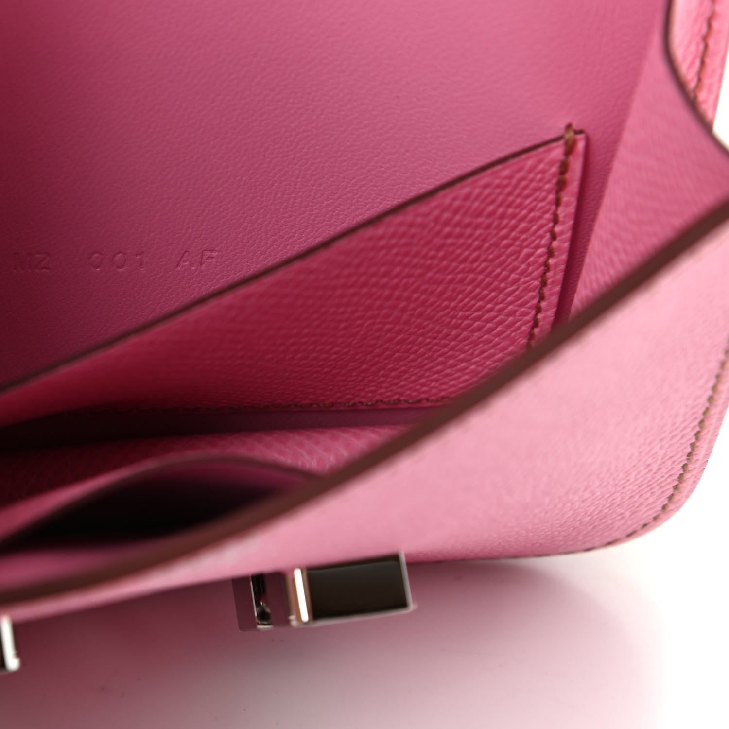 Hermes Epsom Constance Slim Wallet 5P Pink 7 of 8
