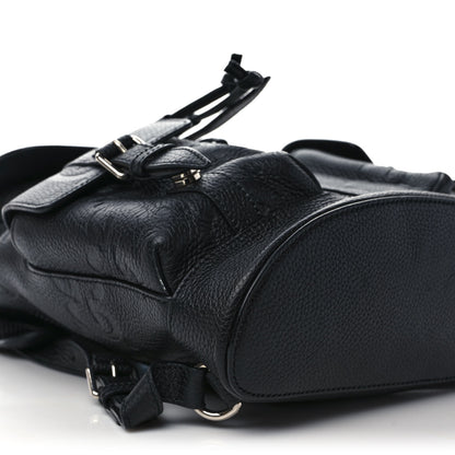 Gucci Calfskin Jumbo GG Embossed Small Backpack Black 8 of 9