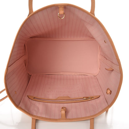 Louis Vuitton Damier Azur Neo Neverfull MM Rose Ballerine 5 of 11