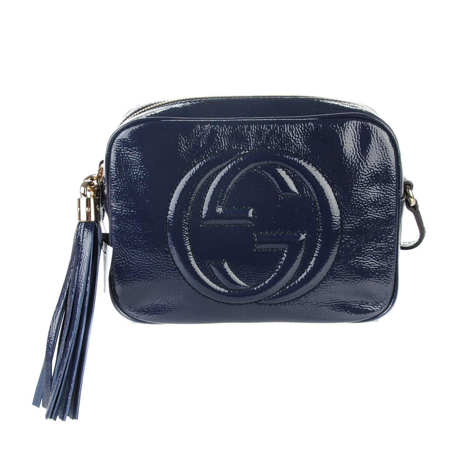 Vernice Naplack Small Soho Disco Bag Uniform Blue
