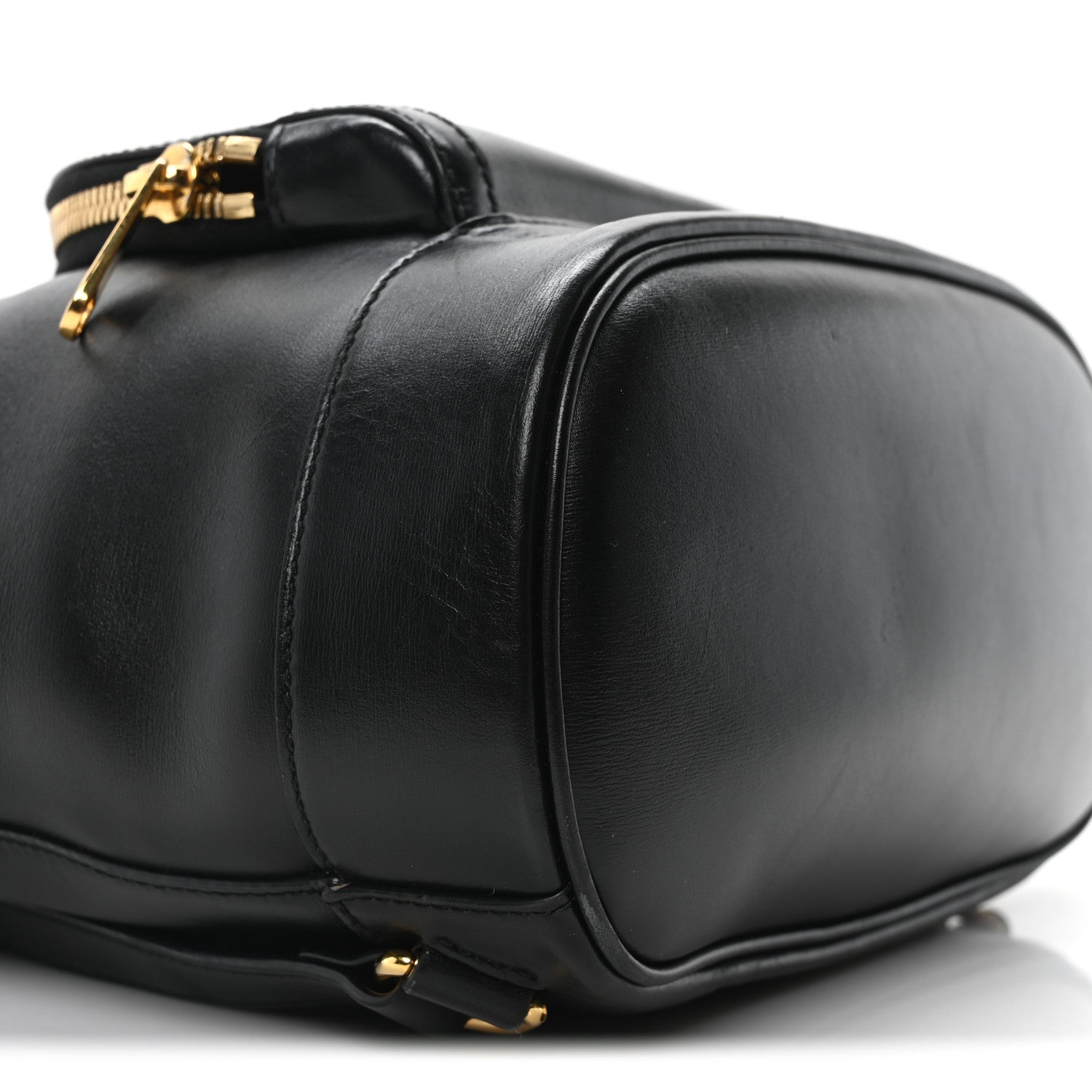 Gucci Boarded Plutone Calfskin Horsebit 1955 Single Buckle Backpack Black 9 of 10