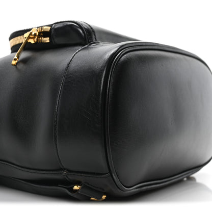 Gucci Boarded Plutone Calfskin Horsebit 1955 Single Buckle Backpack Black 9 of 10