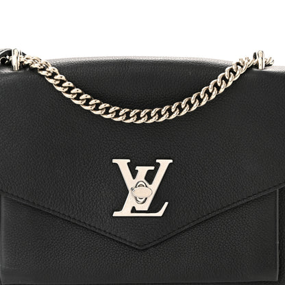 Louis Vuitton Soft Calfskin My Lockme Chain Bag BB Black 7 of 10