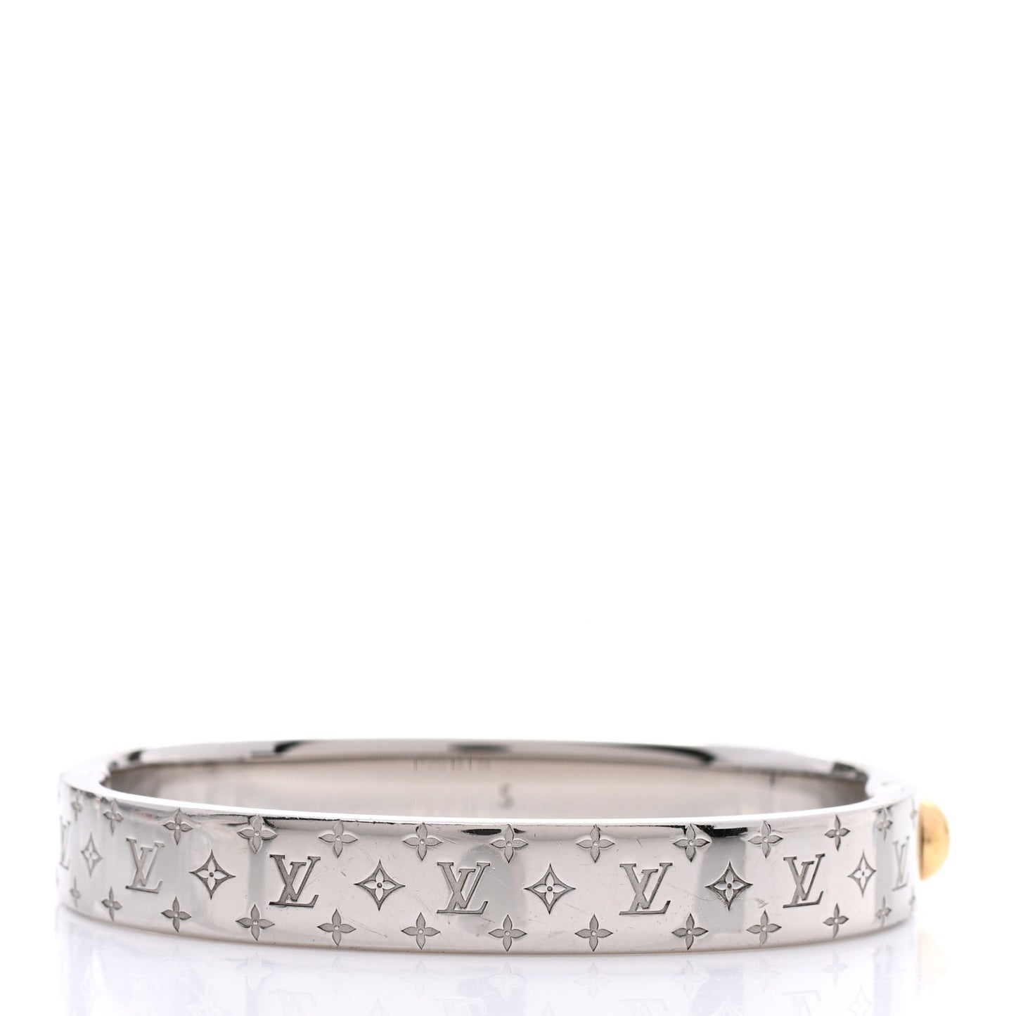 Palladium Monogram Nanogram Cuff S Silver