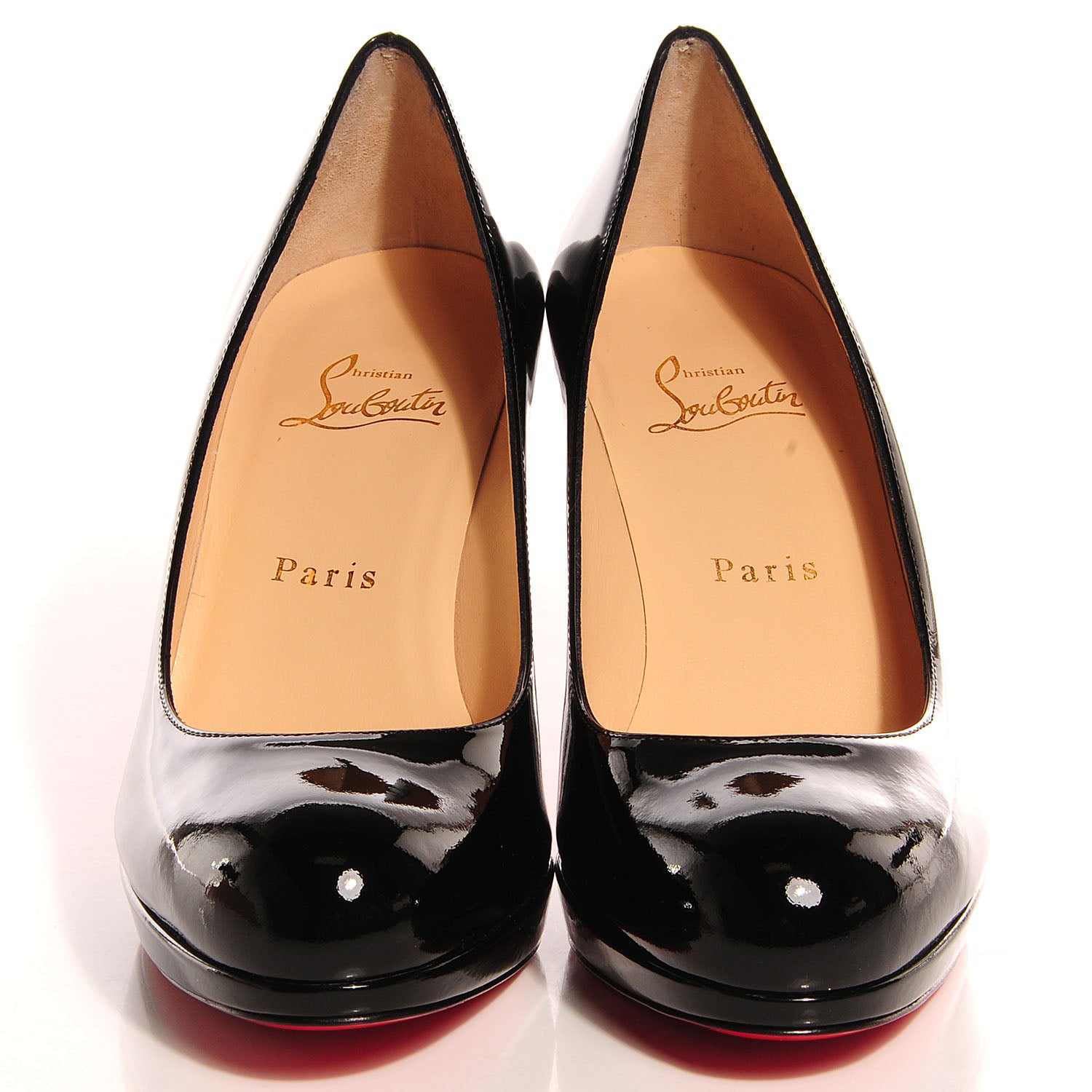 Christian Louboutin Patent New Simple 85 Pumps 38 Black 2 of 5