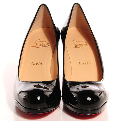 Christian Louboutin Patent New Simple 85 Pumps 38 Black 2 of 5