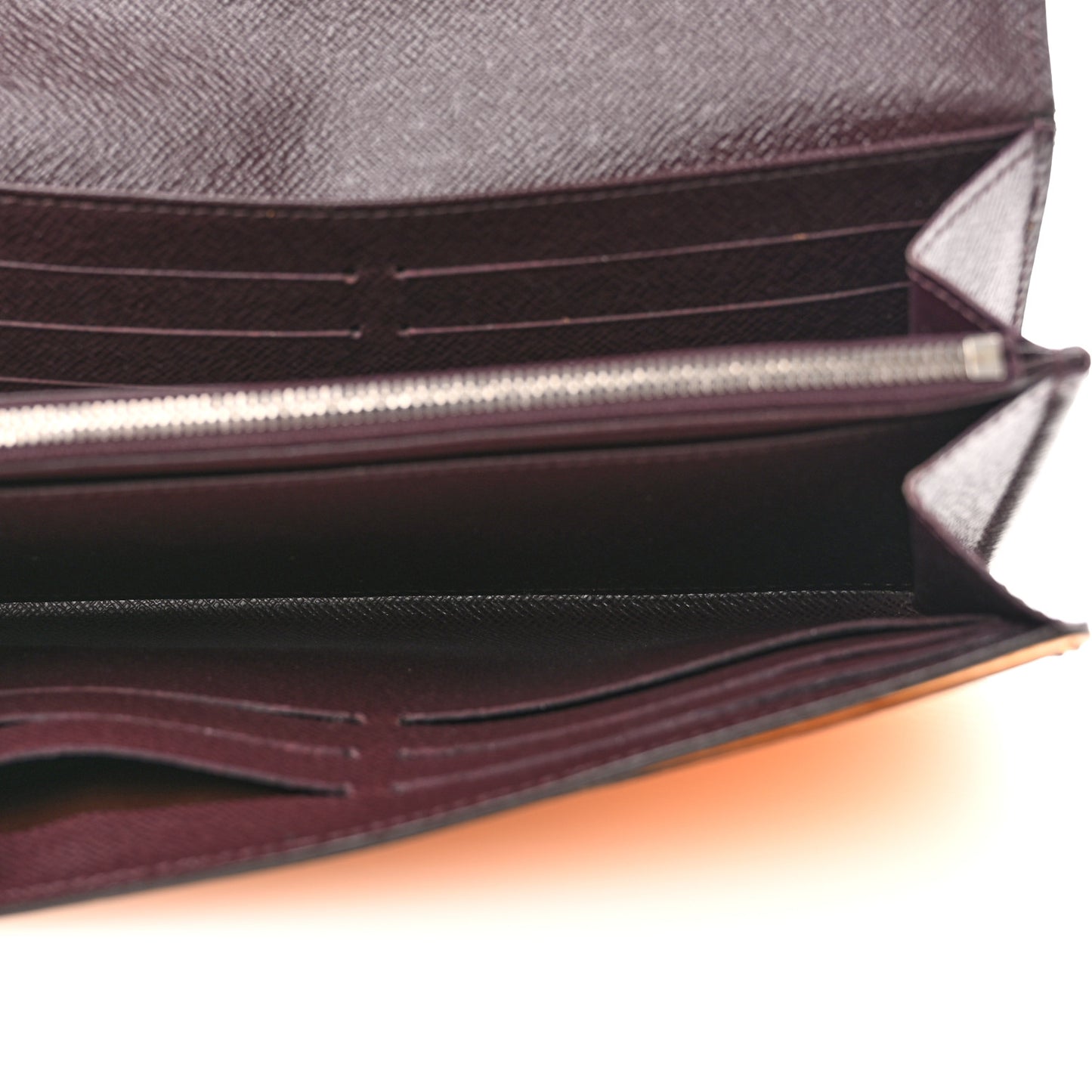 Epi Sarah Wallet NM Citron Cassis