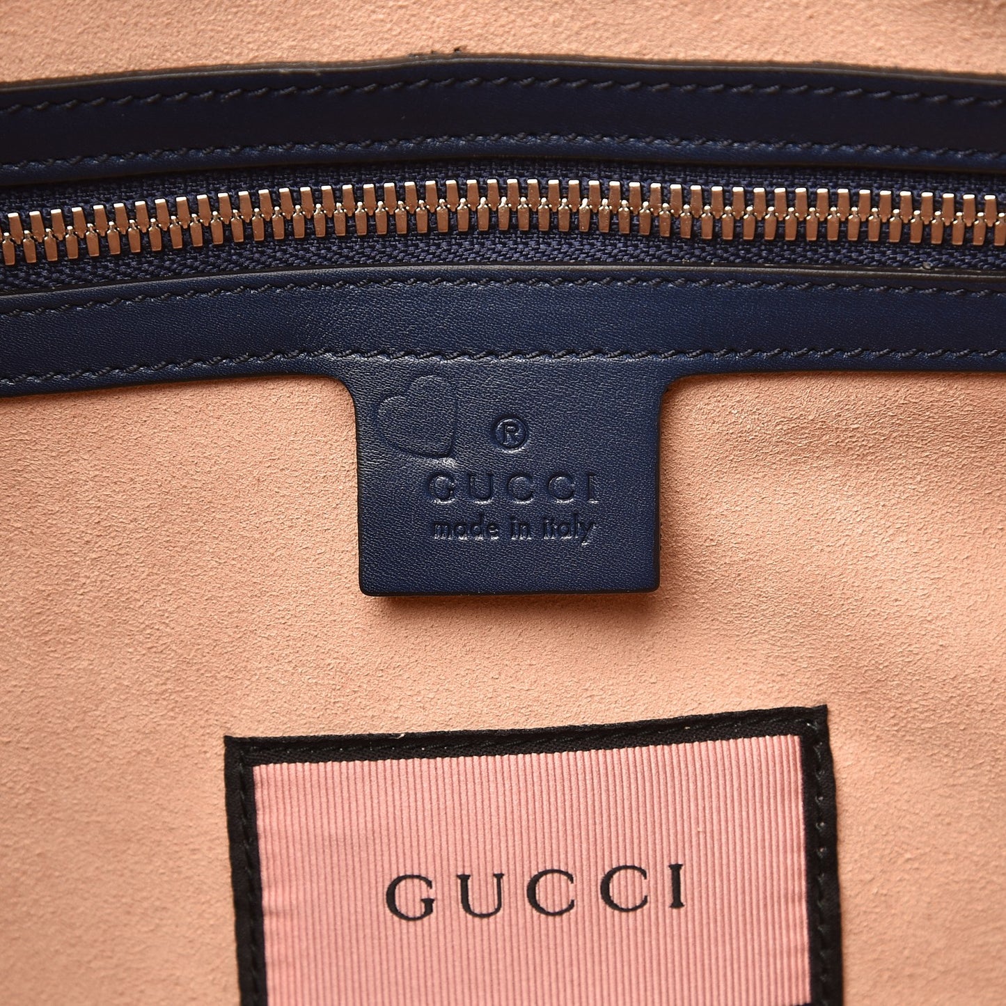 Calfskin GucciGhost Print Duffle Blue Agata Hibiscus Red