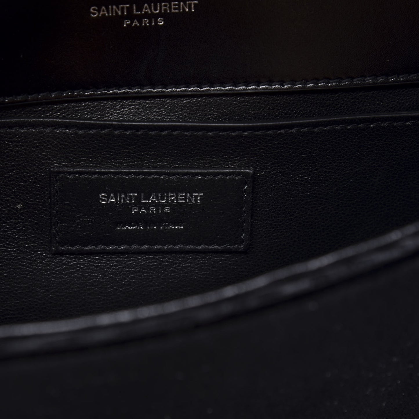 Velvet Chain Wallet Black