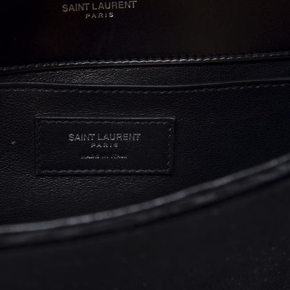 Saint Laurent Velvet Chain Wallet Black 8 of 9