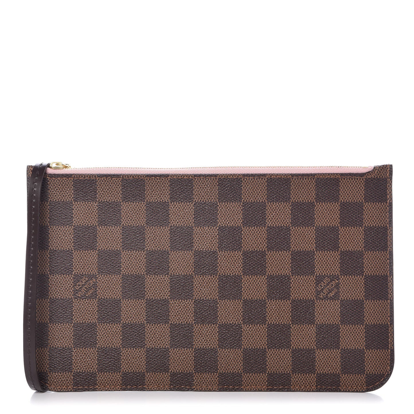 Damier Ebene Neverfull MM GM Pochette Rose Ballerine