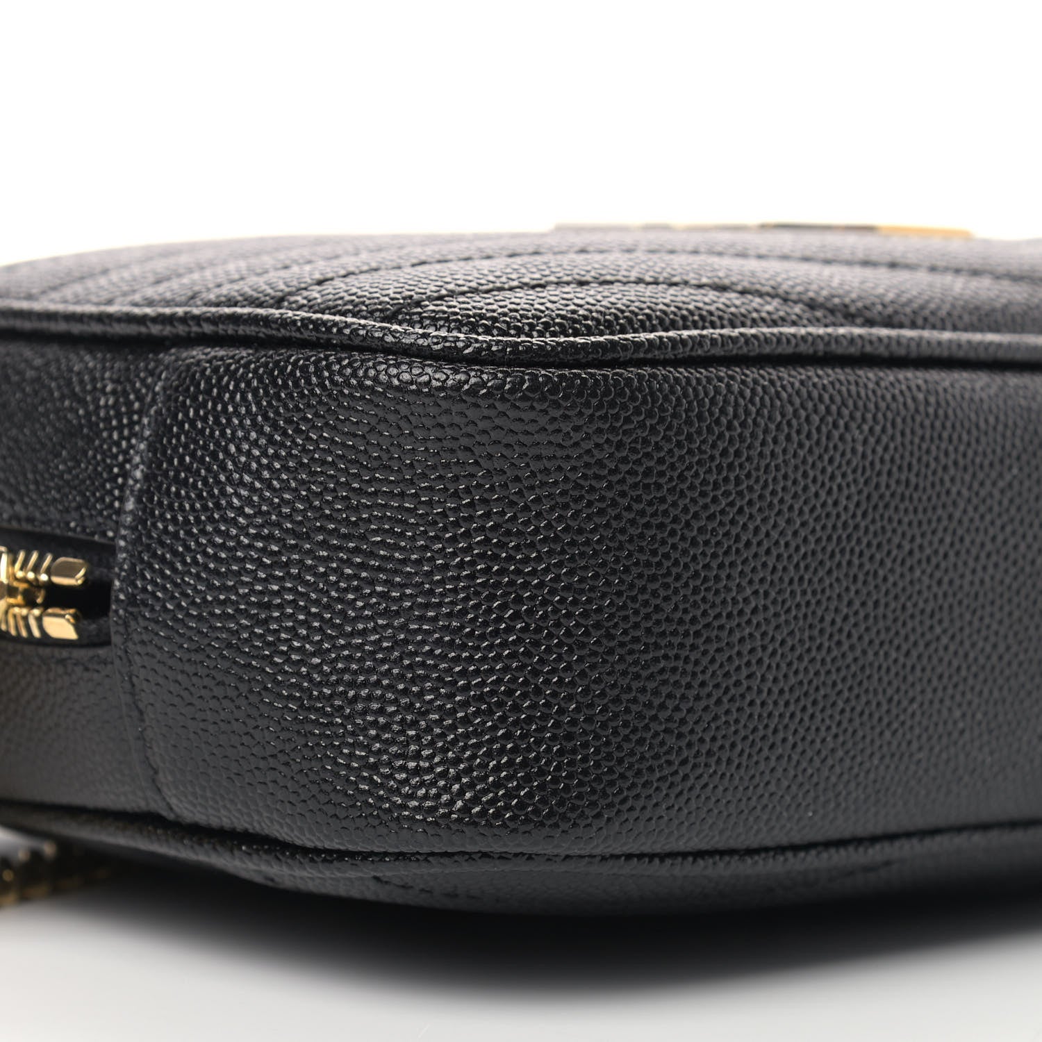 Saint Laurent Grain De Poudre Matelasse Monogram Mini Lou Camera Bag Black 8 of 9