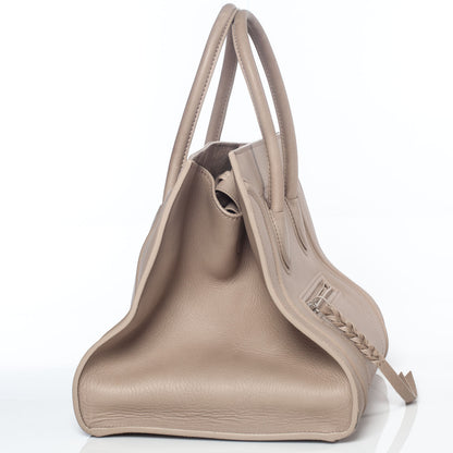 Celine Smooth Calfskin Medium Phantom Luggage Taupe 4 of 8