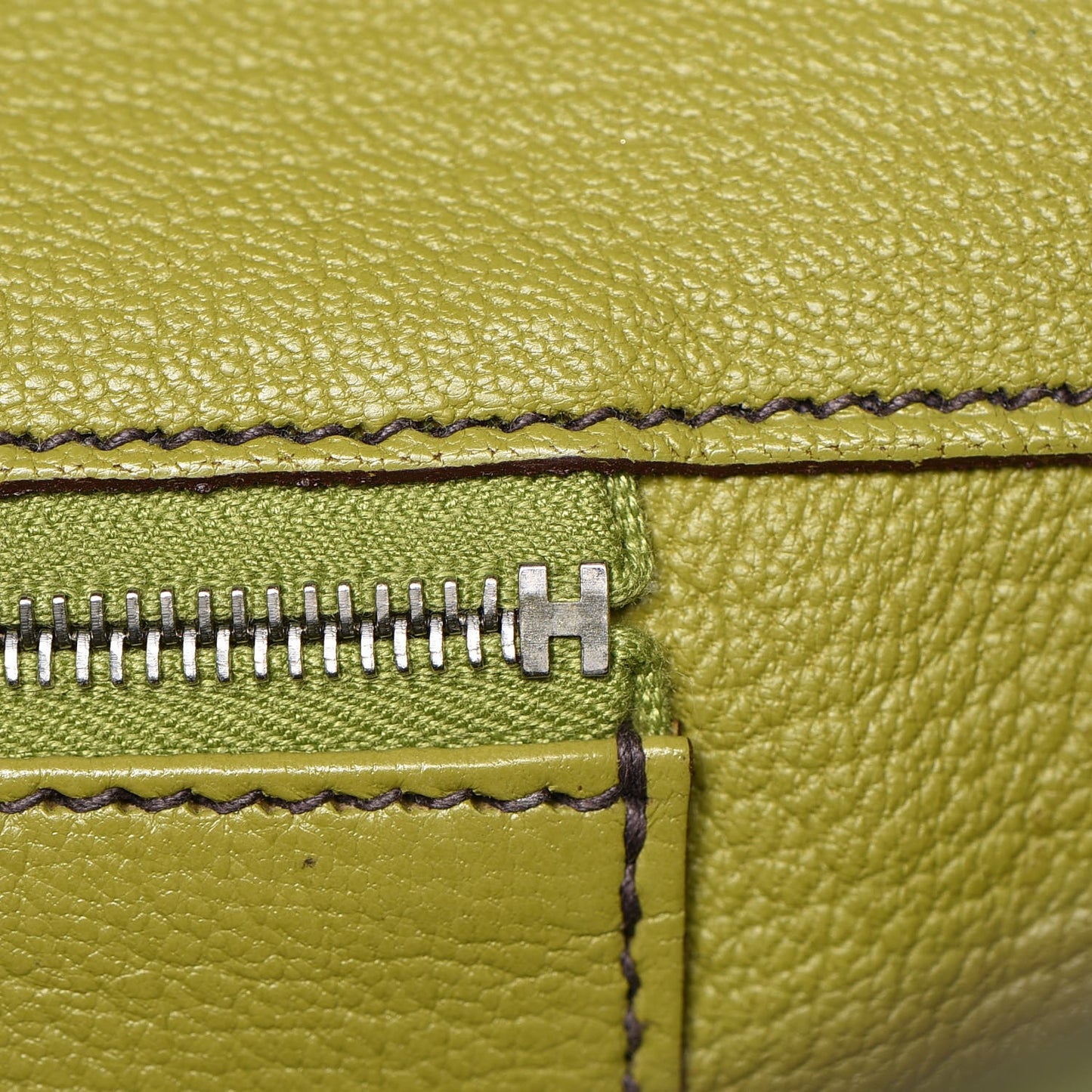 Togo Birkin 35 Vert Anis