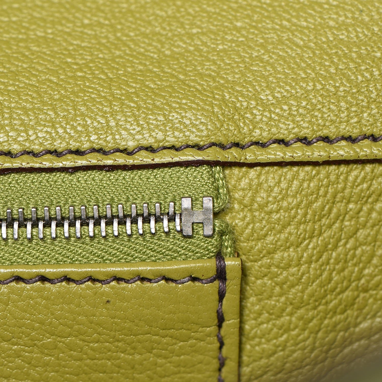 Hermes Togo Birkin 35 Vert Anis 10 of 41