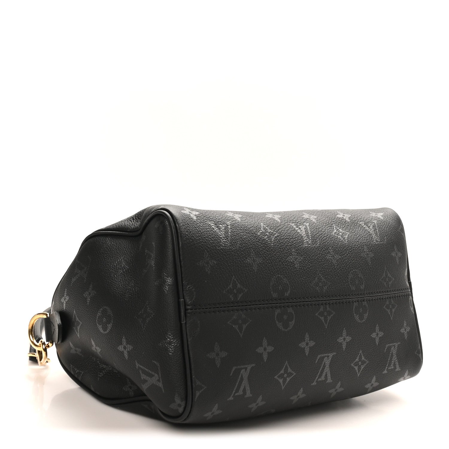 Louis Vuitton Calfskin Monogram LV Bliss Speedy Bandouliere 25 Black 4 of 9