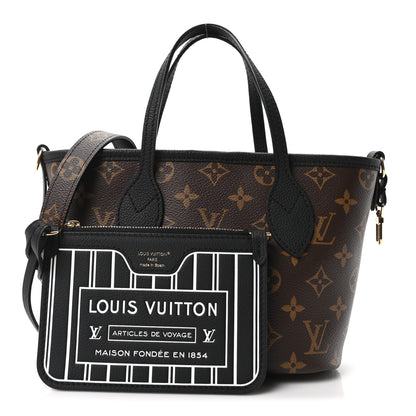 Louis Vuitton Monogram Neverfull Inside Out Bandouliere BB Black 3 of 10
