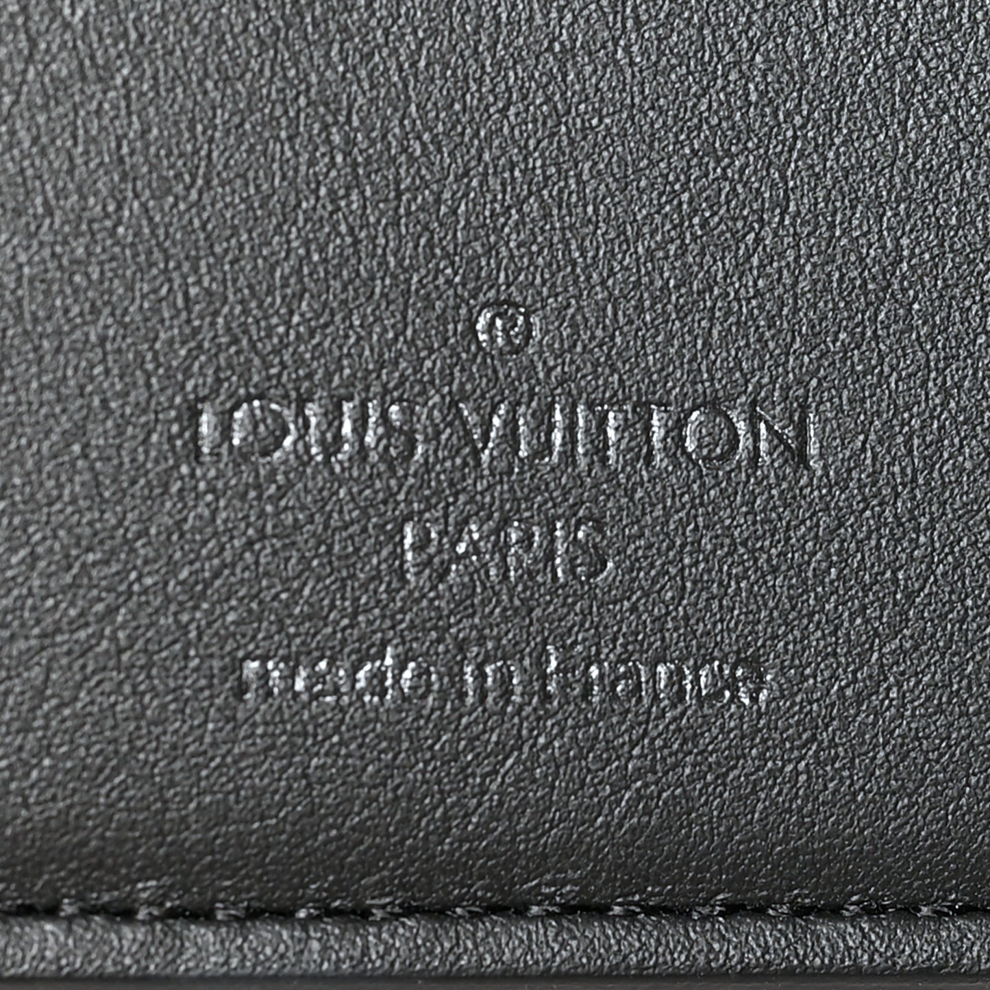 Calfskin Monogram Shadow Pocket Organizer Black