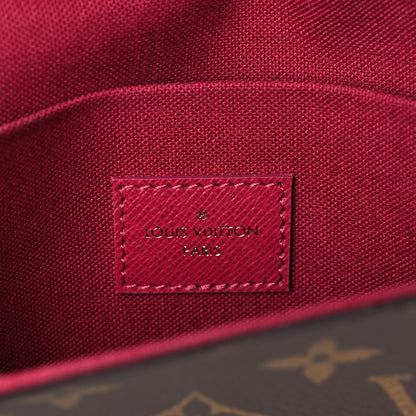 Louis Vuitton Monogram Pochette Felicie Chain Wallet Fuchsia 7 of 12
