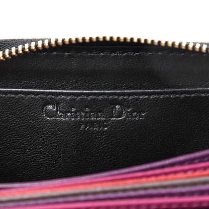 Christian Dior Lambskin Cannage Lady Dior Multi Card Holder Black 6 of 9
